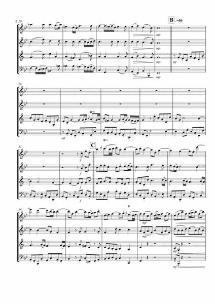 Handel - Water Music Suite No. I (Full) for Woodwind Quartet