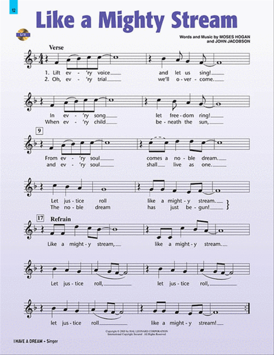 I Have a Dream Choir scores gallery preview page 6