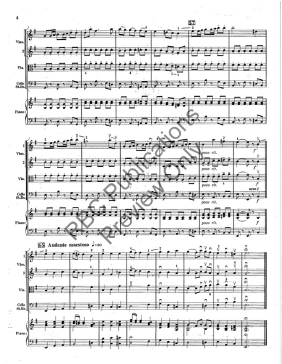 Les Folies D'Espagne (Score) String Orchestra scores gallery preview page 7