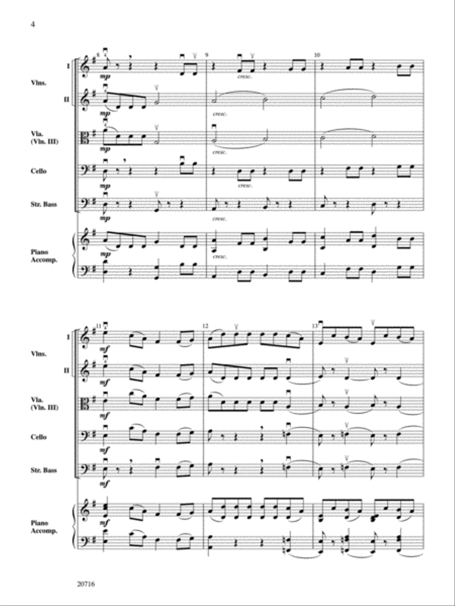 Anvil Chorus String Orchestra scores gallery preview page 3