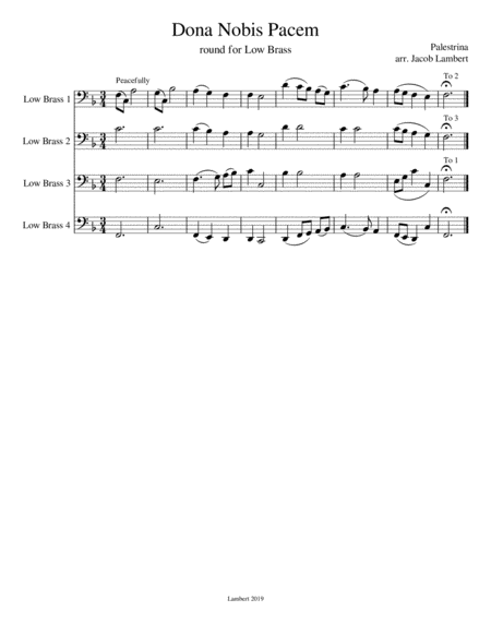 Christmas Carols for the Festive Trombone Quartet Vol. 1 (Adeste Fidelis, Hark! The Herald Angels Si image number null