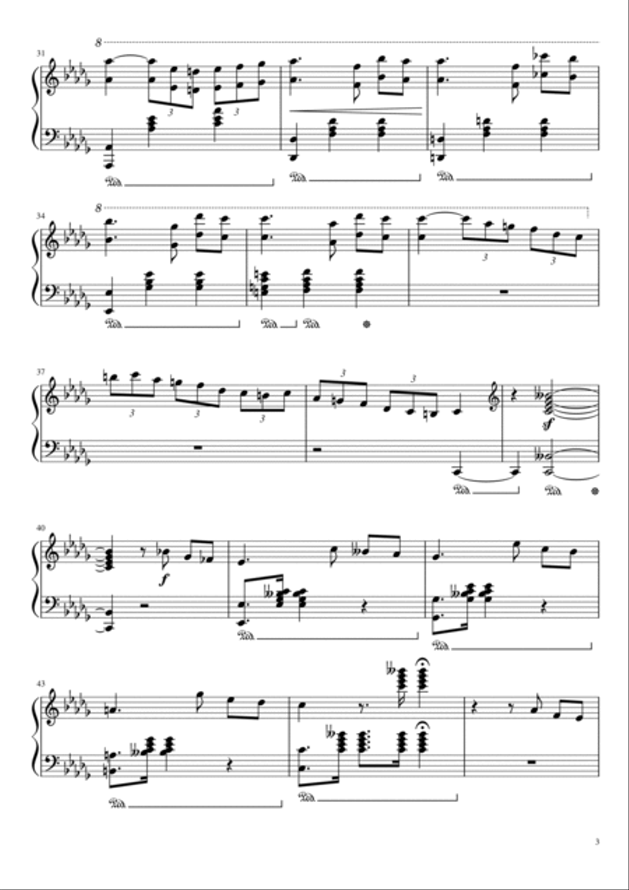 Tchaikovsky - Piano Concerto No. 1 - Op. 23 - For Easy Piano Easy Piano scores gallery preview page 3