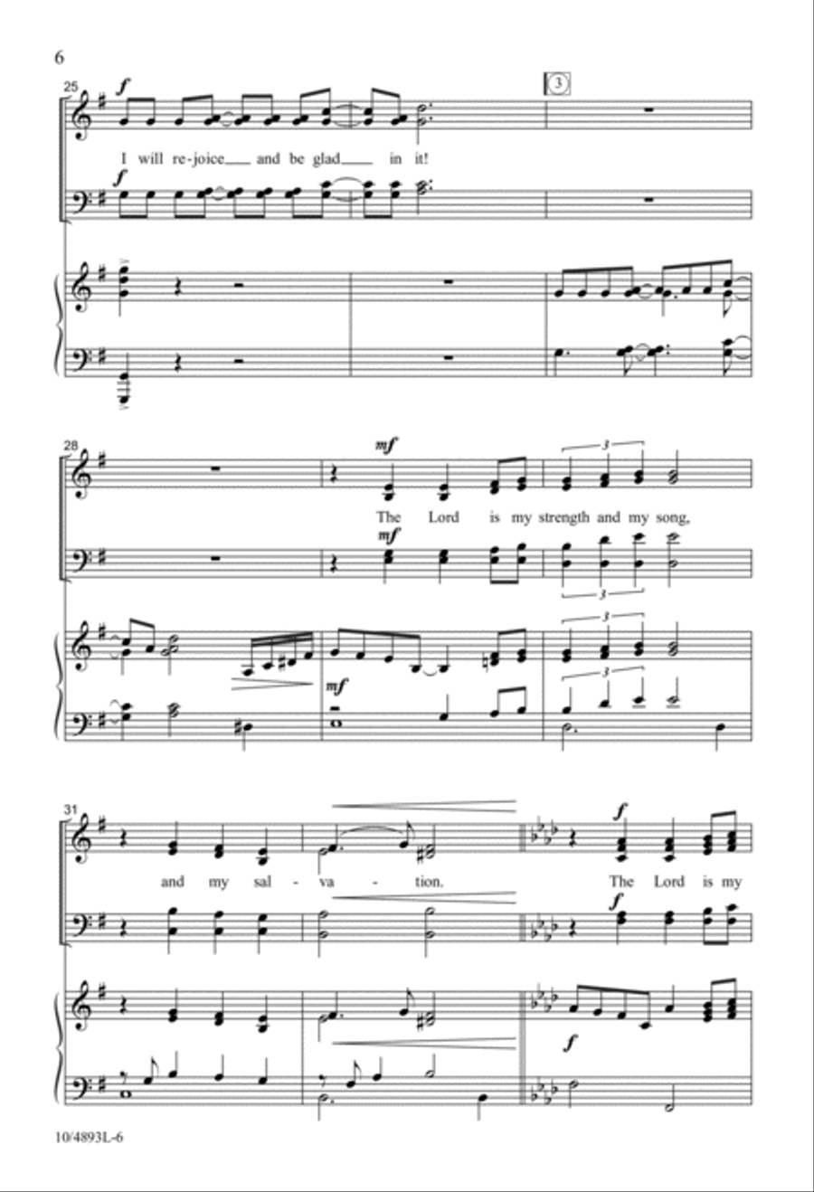 Psalm of Jubilation! Psalm of Jubilation! 4-Part scores gallery preview page 6