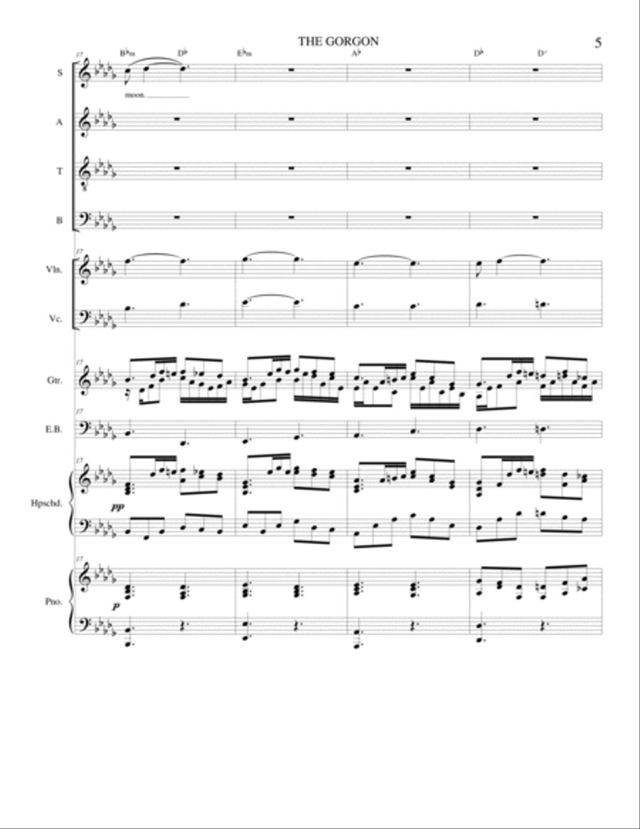 The Gorgon Choir scores gallery preview page 5