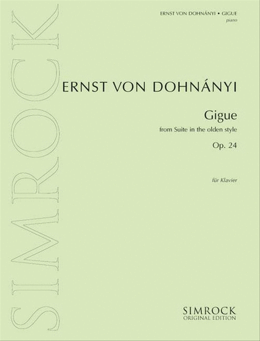 Suite in the Olden Style op. 24