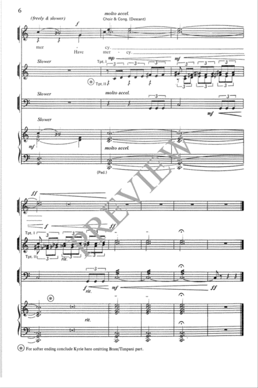Festive Mass Festive Mass Unison Choir scores gallery preview page 7
