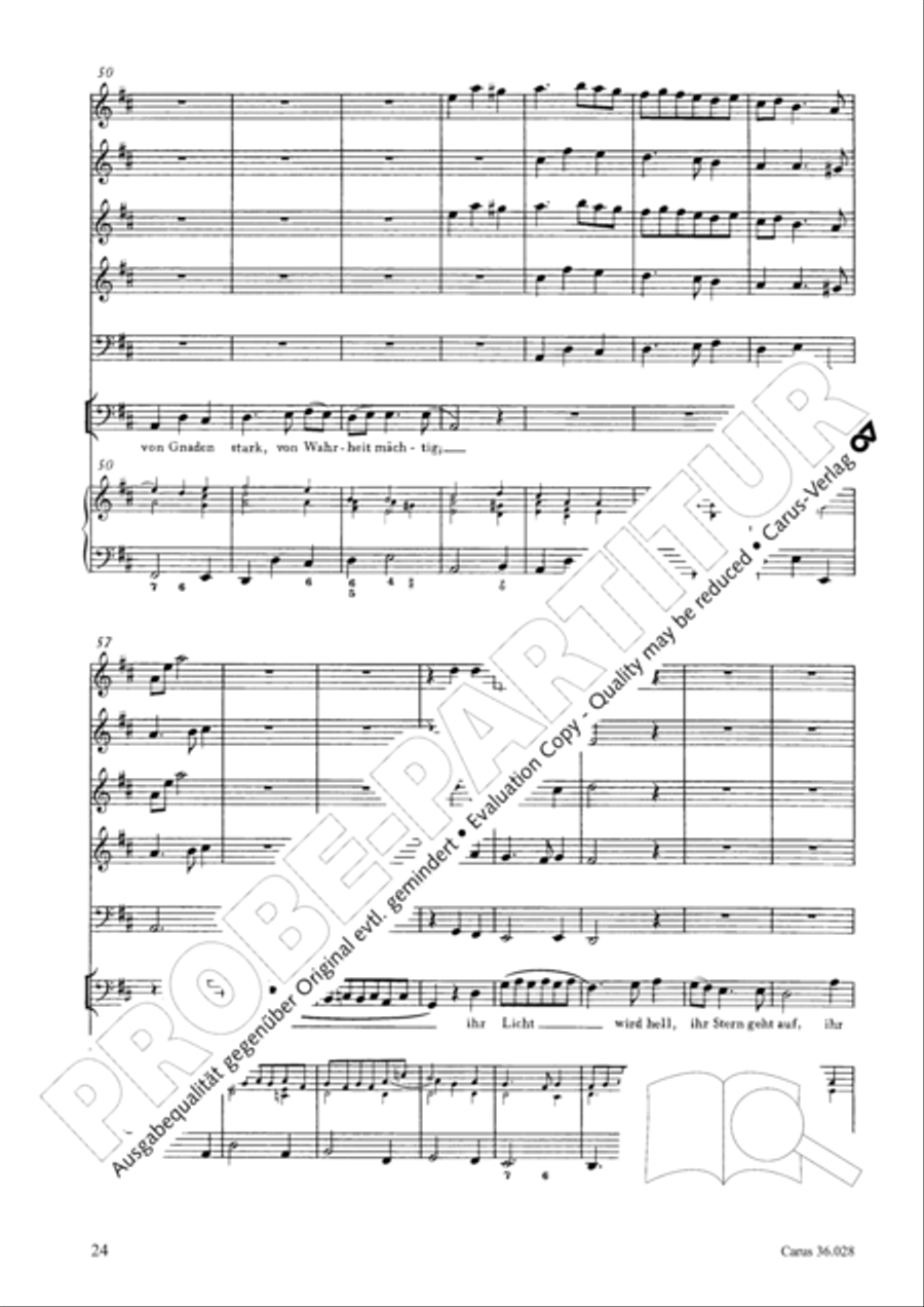 Wake, o wake and hear the voices 3-Part scores gallery preview page 24