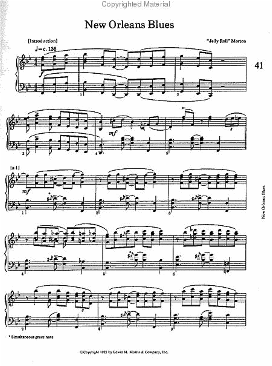 Ferdinand “Jelly Roll” Morton: The Collected Piano Music Piano Solo scores gallery preview page 2
