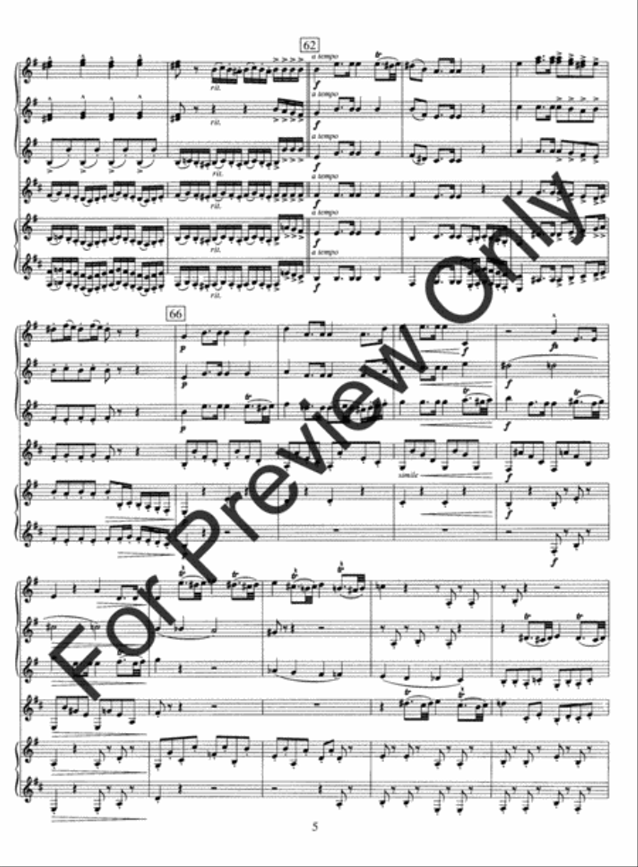 Serenade Op 44 1st Mvt Serenade Op 44 1st Mvt Woodwind Ensemble scores gallery preview page 7
