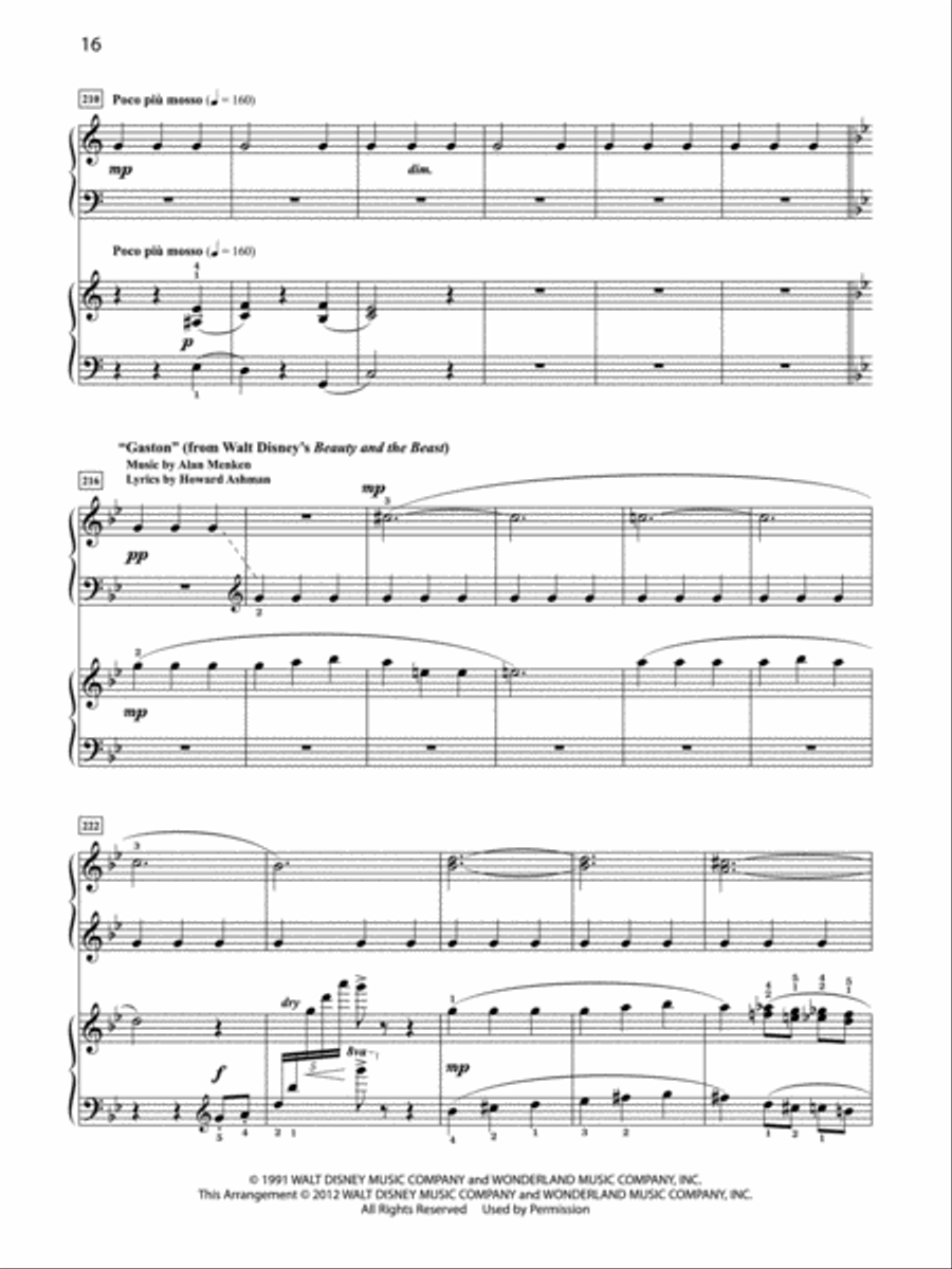 Three Waltzes for Two Pianos Small Ensemble scores gallery preview page 4