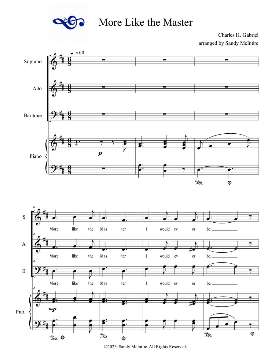 More Like the Master 3-Part scores gallery preview page 1
