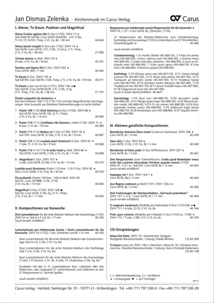 Lamentationes pro Hebdomada Sancta Score scores gallery preview page 117