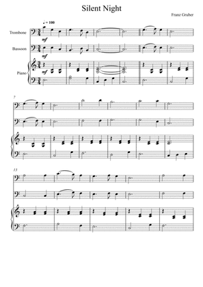 Franz Gruber - Silent Night (Trombone and Bassoon Duet)