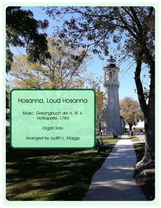 Book cover for Hosanna, Loud Hosanna (Ellacombe) for organ solo