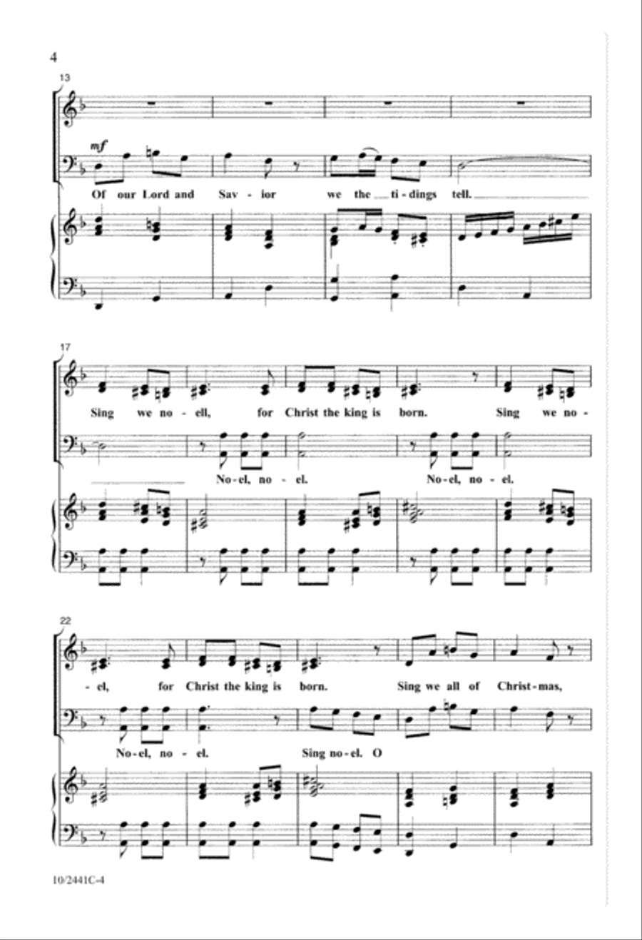 Sing We All of Christmas Sing We All of Christmas 4-Part scores gallery preview page 4