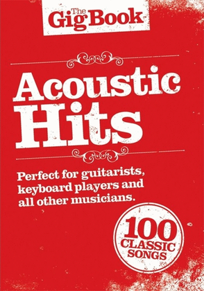 Book cover for The Gig Book Acoustic Hits