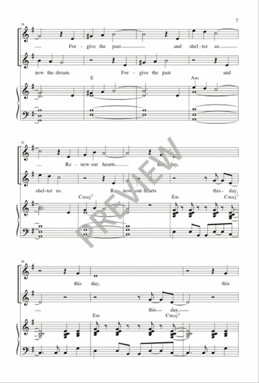 Rain, O Waters Rain, O Waters 3-Part scores gallery preview page 8