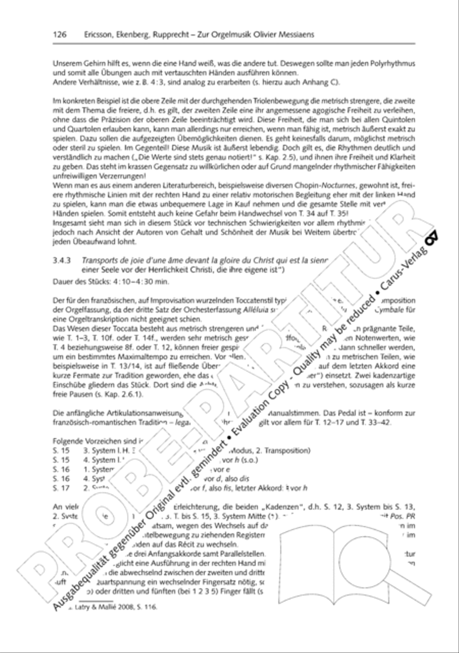 Orgelschule zur historischen Auffuhrungspraxis Organ Solo scores gallery preview page 127