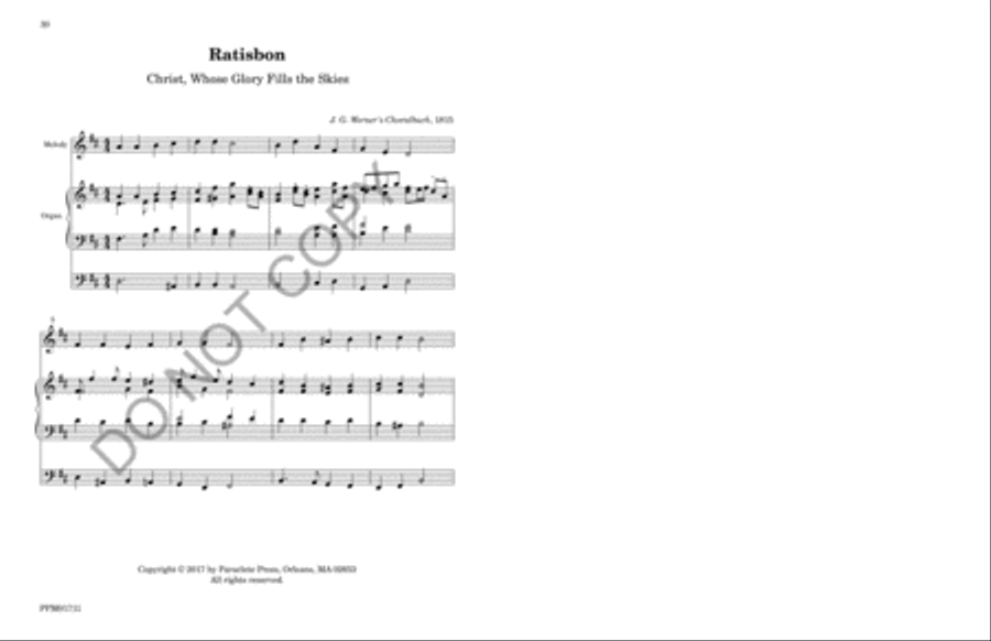 Twenty-five Organ Accompniments for Unison Hymn Singing Unison Choir scores gallery preview page 33