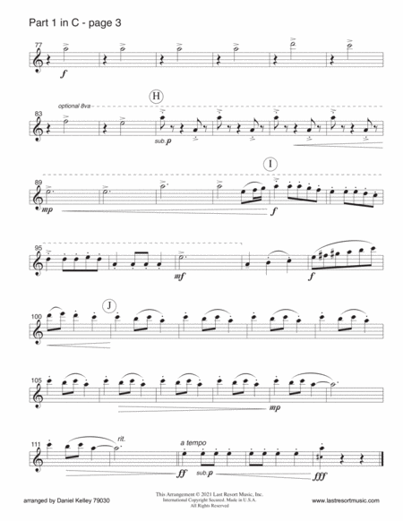 Carol of the Bells for String Quartet or Wind Quartet (Mixed Quartet, Double Reed Quartet, or Clarin