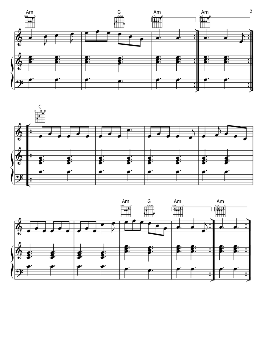 Full Rigged Ship Violin Solo scores gallery preview page 2