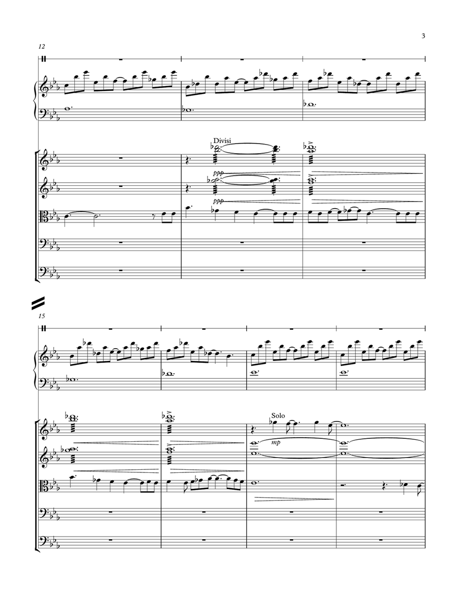 Into The Unknown Into The Unknown String Orchestra scores gallery preview page 3