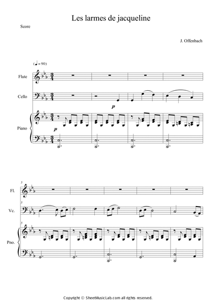 Libérée, délivrée Sheet music for Soprano, Alto, Tenor (Choral)