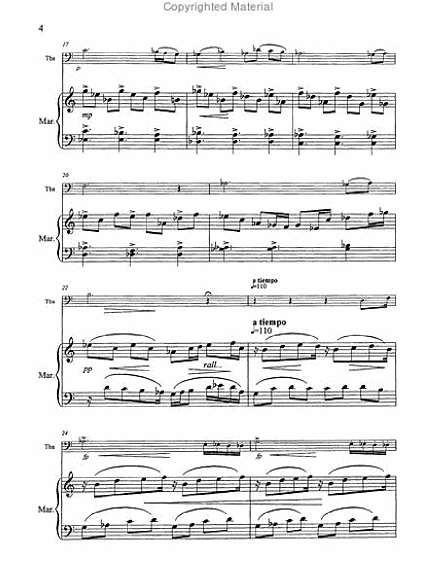 Angels Carillons Tuba scores gallery preview page 5