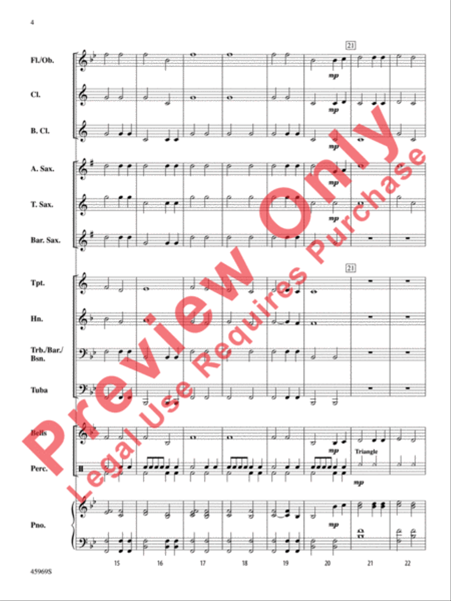 Renaissance Fair Concert Band scores gallery preview page 5
