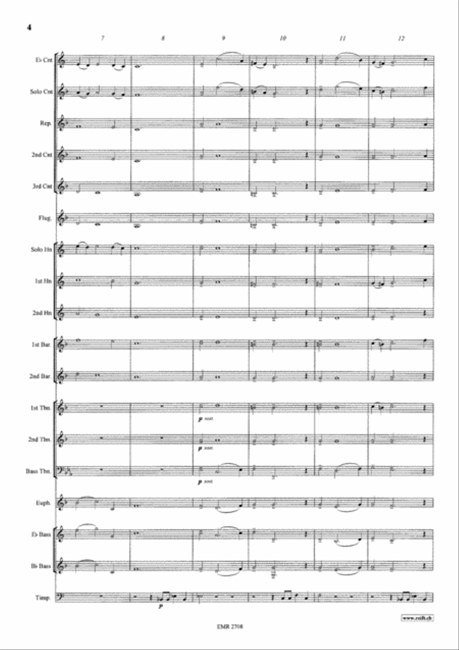 Farinelli Brass Band scores gallery preview page 5