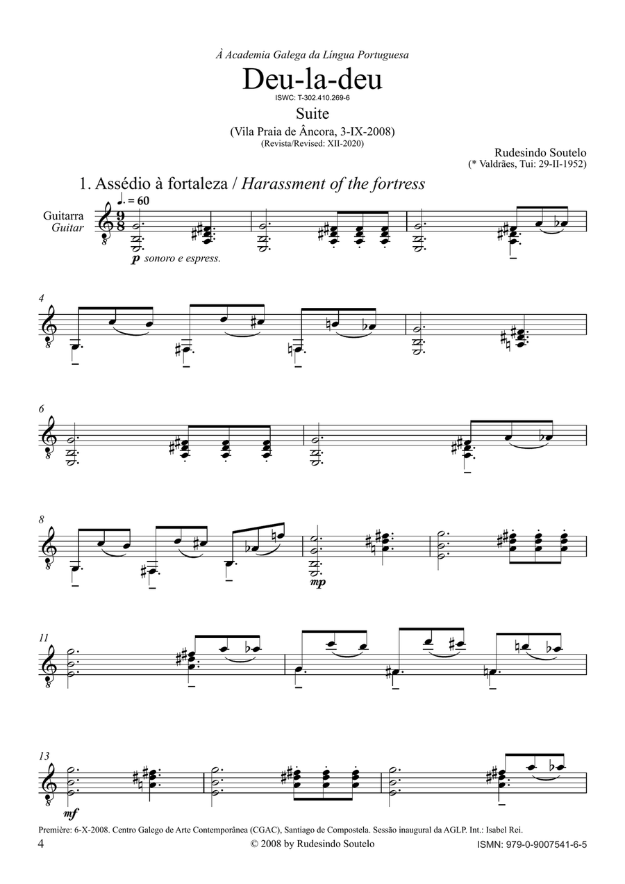 Deu-la-deu - [Revised edition] (Guitar) Acoustic Guitar scores gallery preview page 4