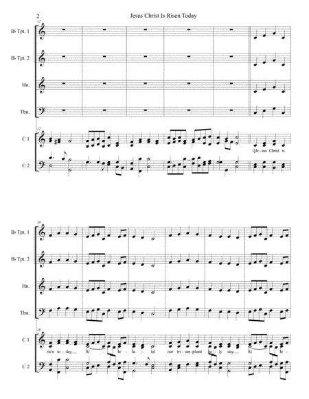 Festival Hymn Setting Easter 2016 Christ The Lord Is Risen Today image number null