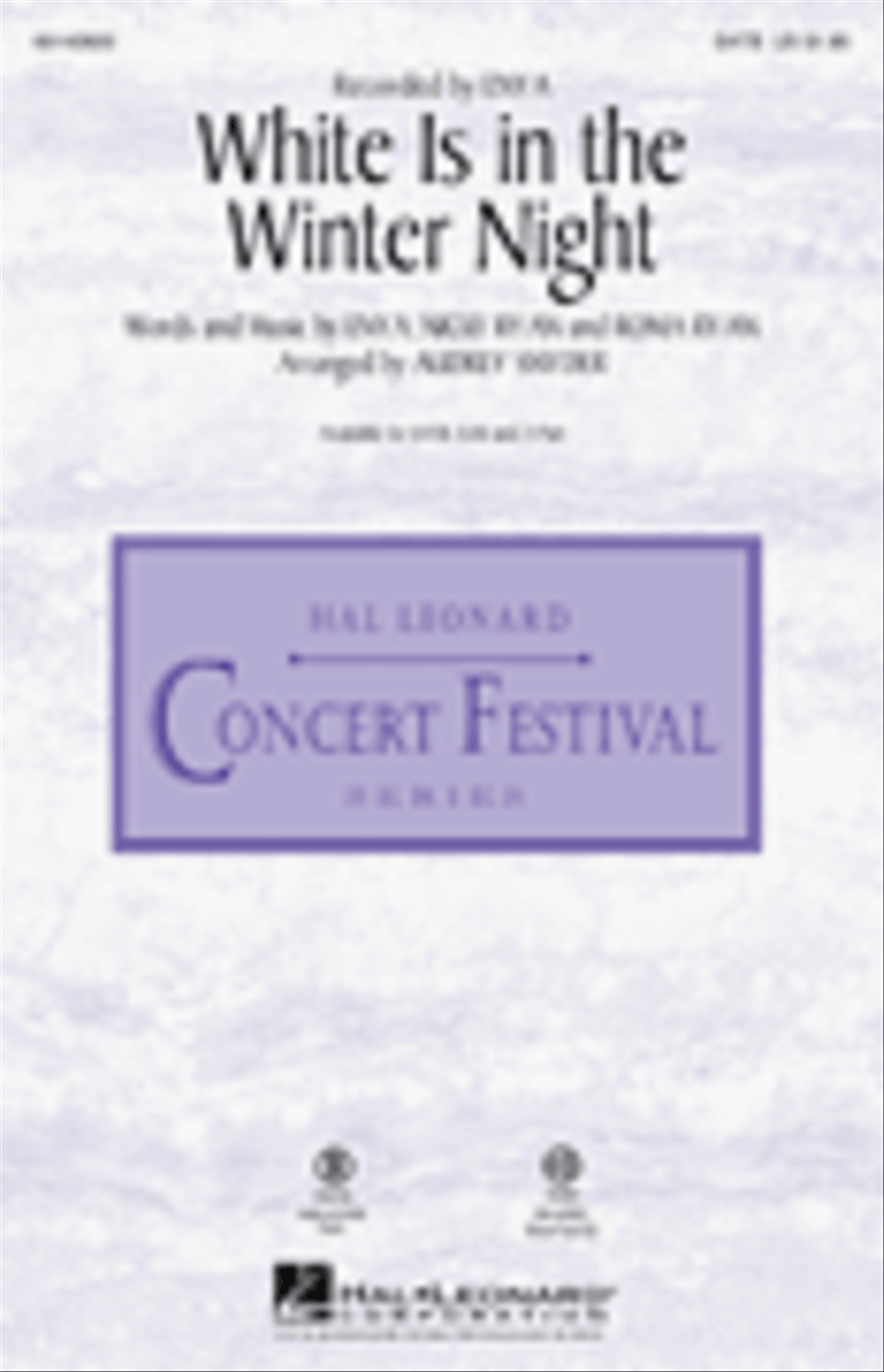 White Is in the Winter Night Choir scores gallery preview page 1