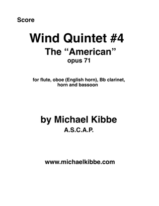 Wind Quintet #4, opus 71