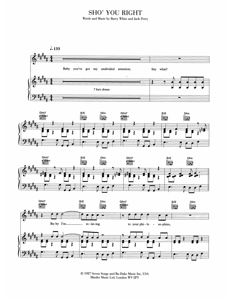Sho' You Right Acoustic Guitar scores gallery preview page 1