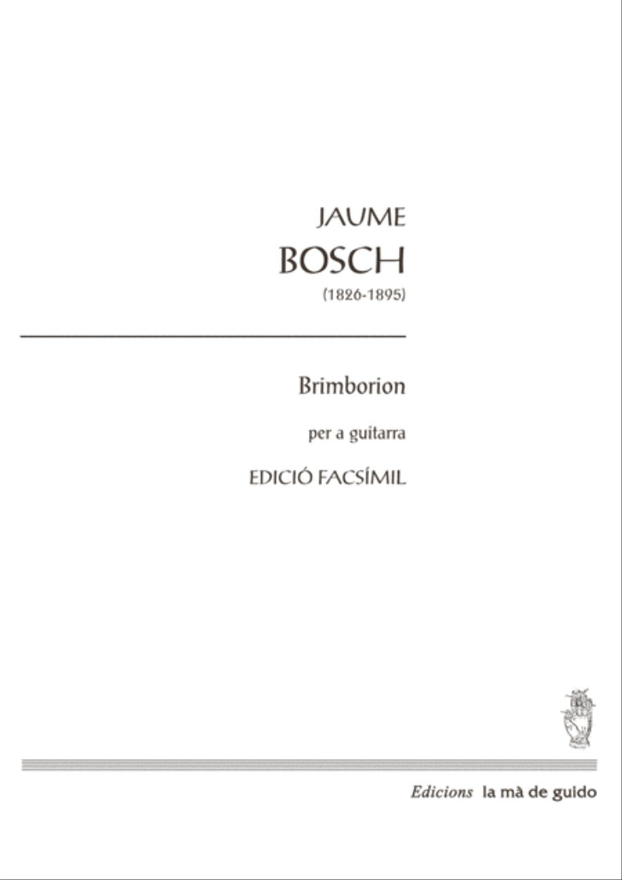 Brimborion Classical Guitar scores gallery preview page 1