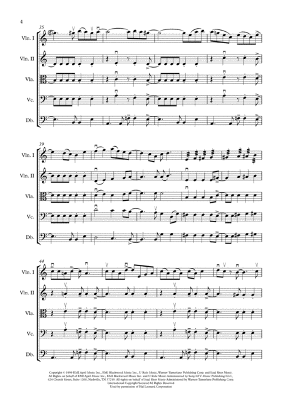 Smooth String Quintet scores gallery preview page 4