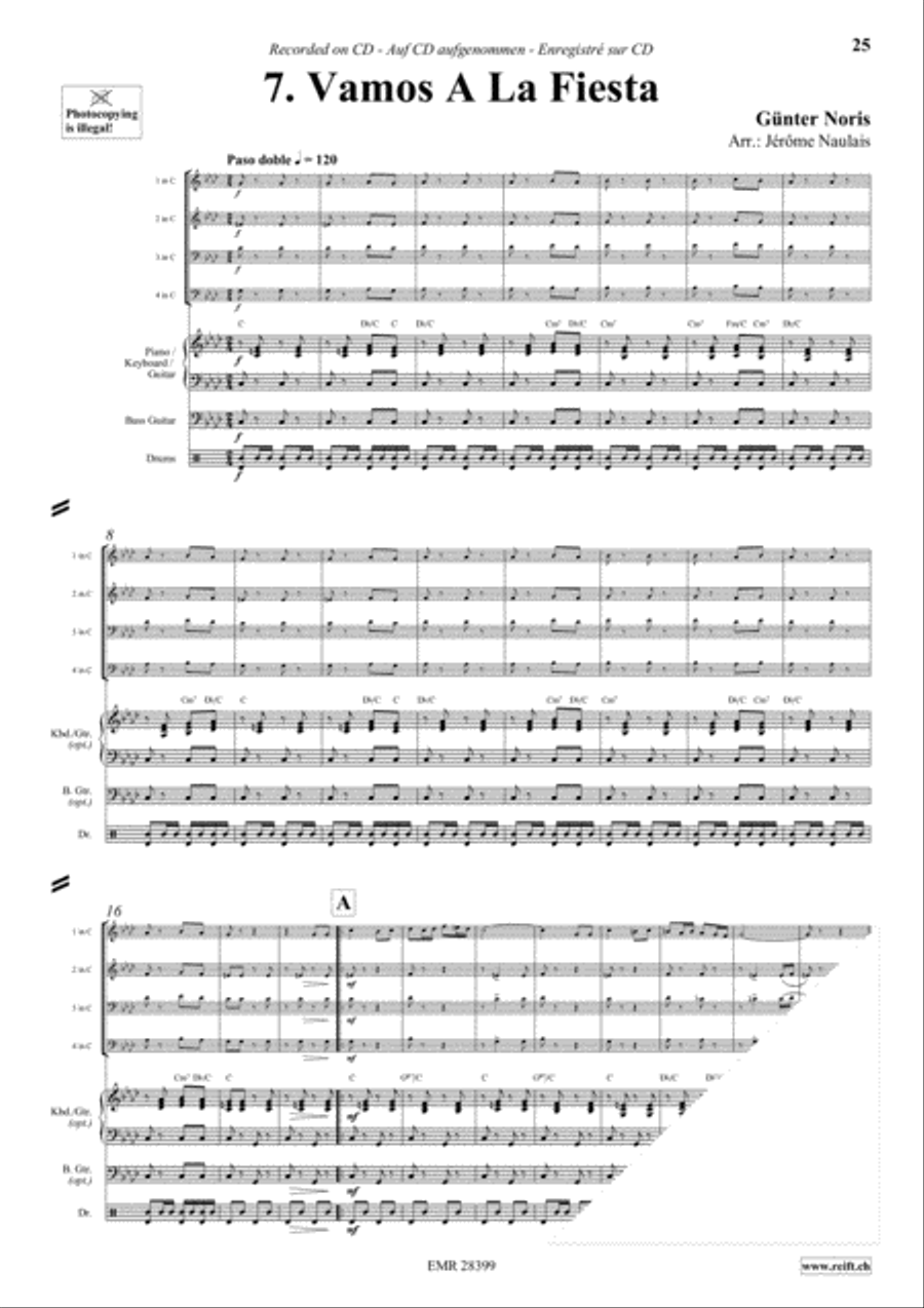 Let's Dance Volume 5 Brass Ensemble scores gallery preview page 9