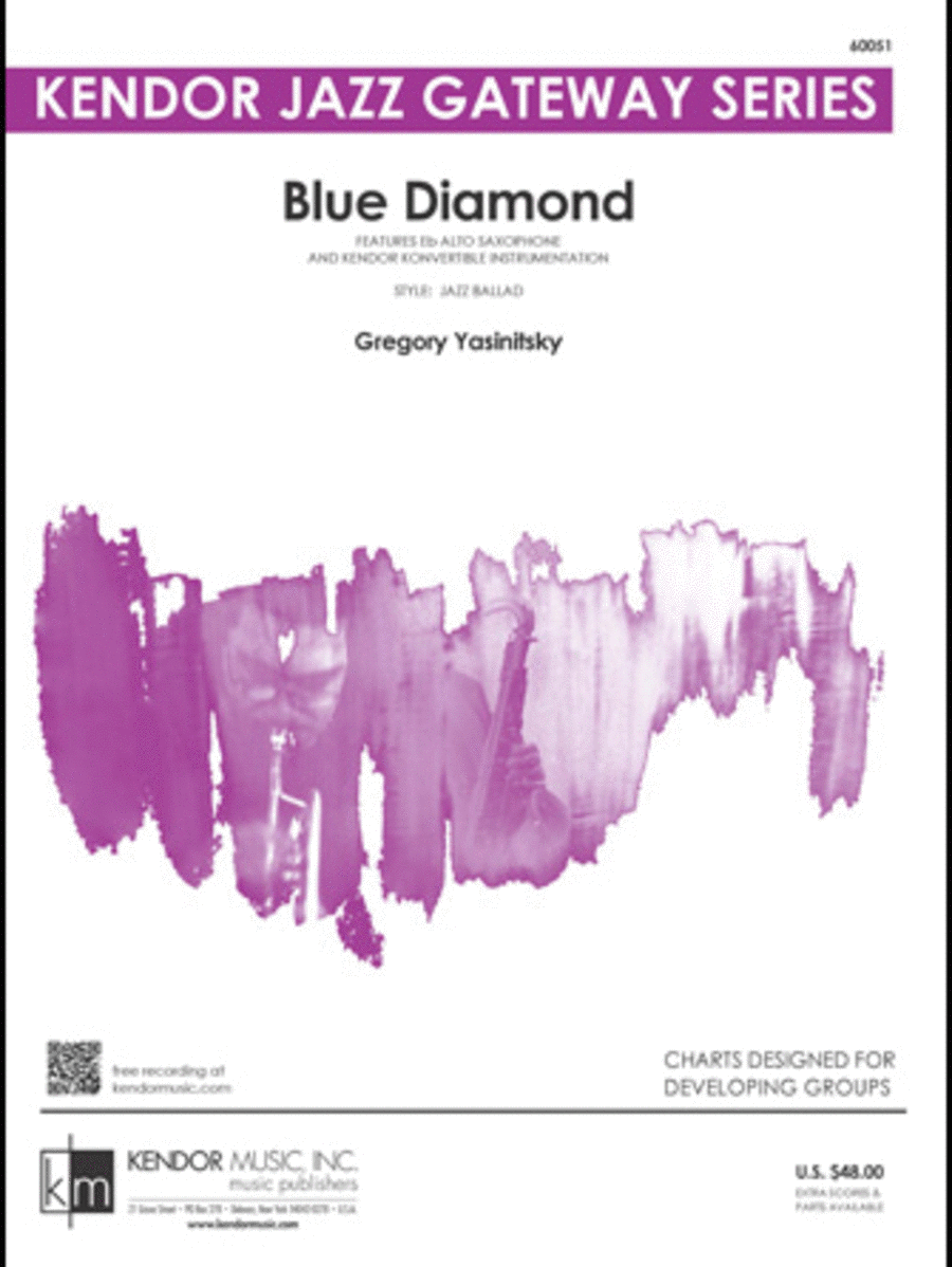 Blue Diamond (Full Score) Jazz Ensemble scores gallery preview page 1