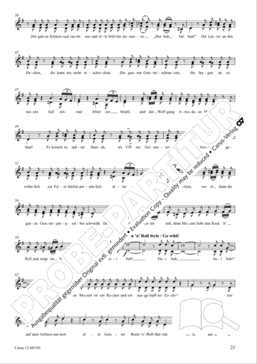 Gruselsongs, Band 1 Gruselsongs, Band 1 Choir scores gallery preview page 24
