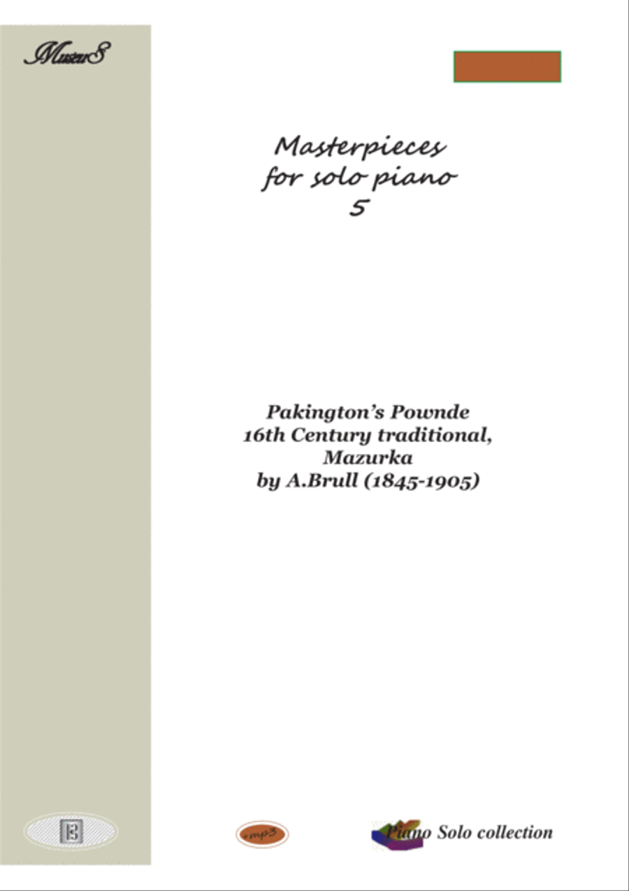 Masterpieces for solo piano 5 by A. Brull and unknown Piano Solo scores gallery preview page 1