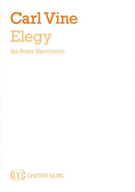 Carl Vine: Elegy (Study Score)