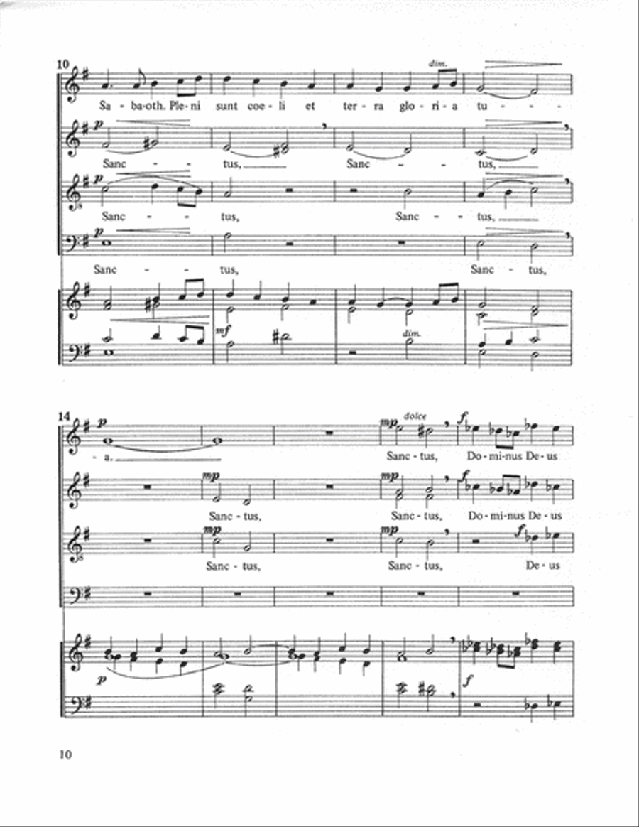 Messe Basse Messe Basse 4-Part scores gallery preview page 9