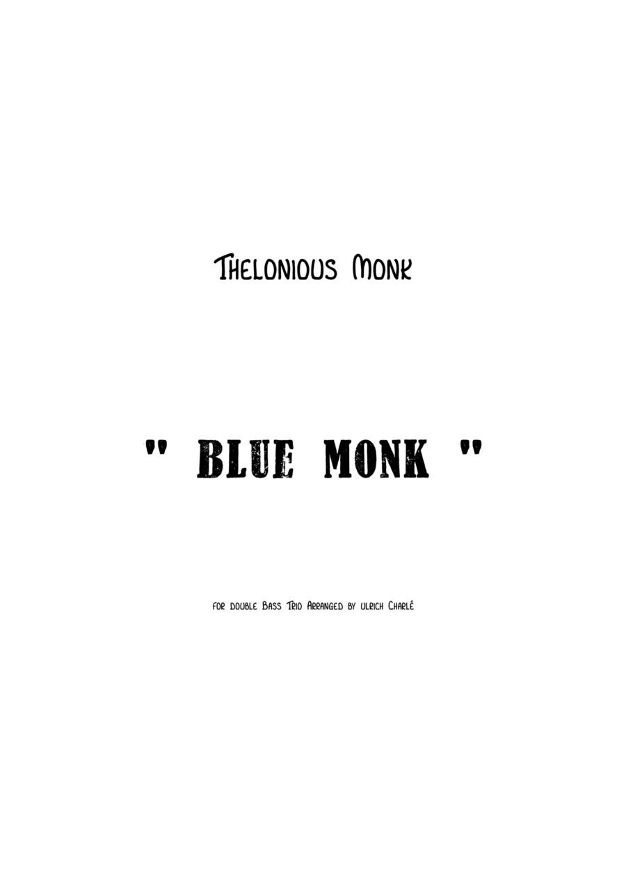 Blue Monk Blue Monk Double Bass scores gallery preview page 1