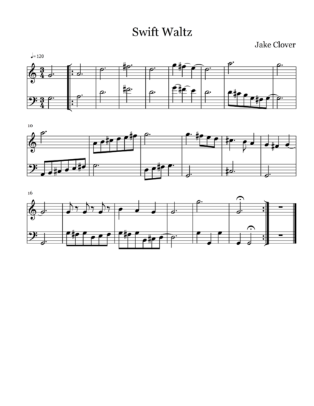 Swift Waltz-Violin and Cello