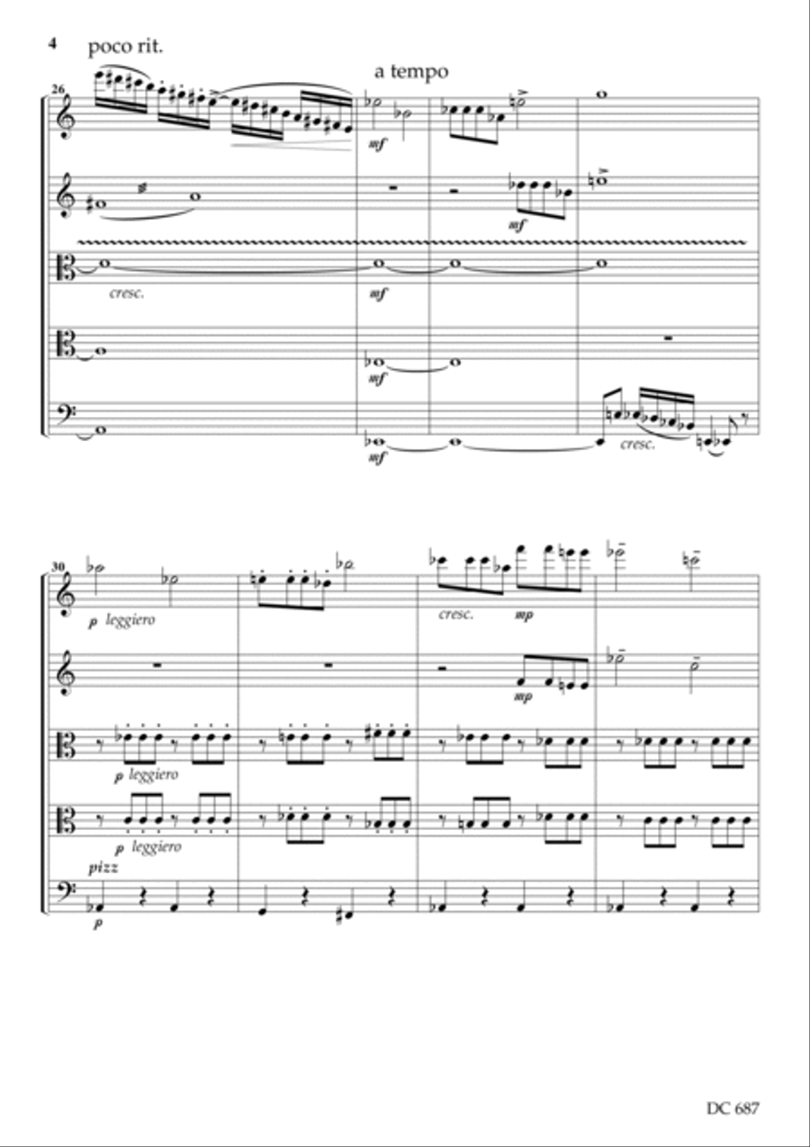 STRING QUINTET (score)