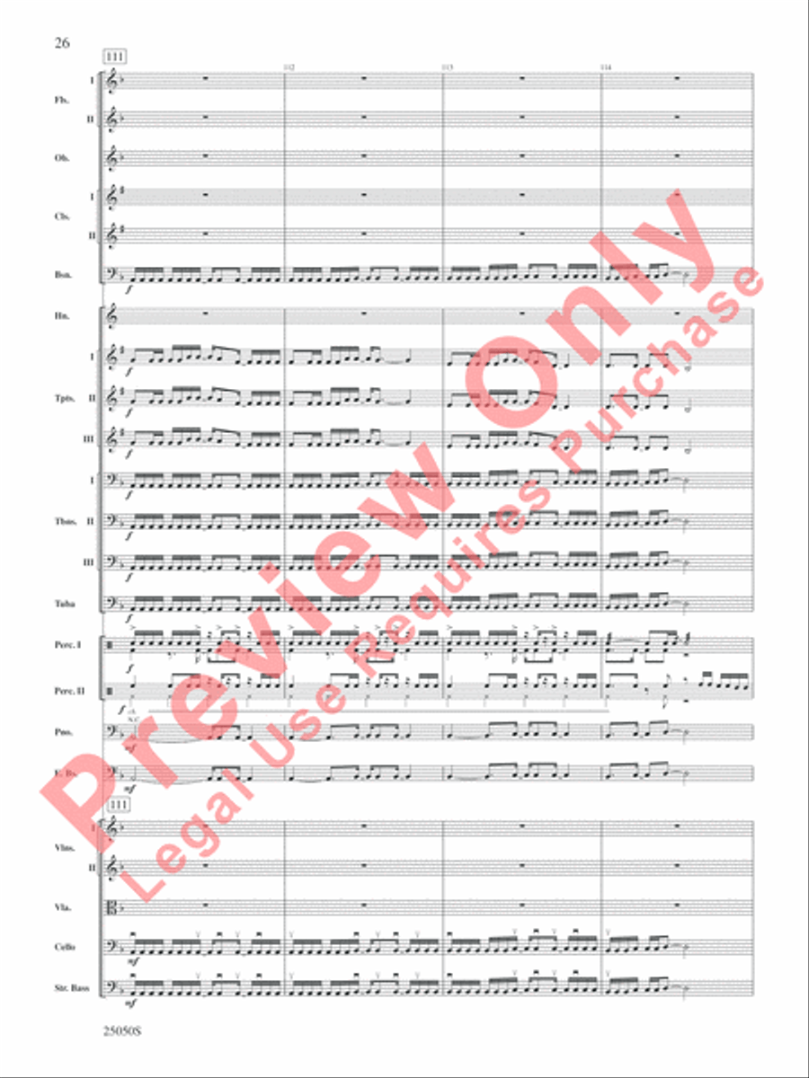 The Children of Sanchez The Children of Sanchez Full Orchestra scores gallery preview page 27