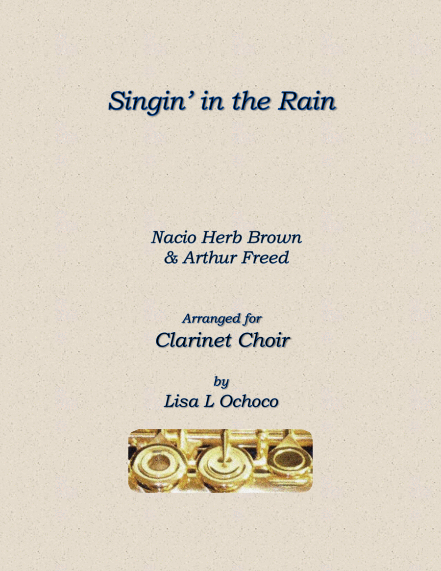 Singin' In The Rain Singin' In The Rain Clarinet Choir scores gallery preview page 1