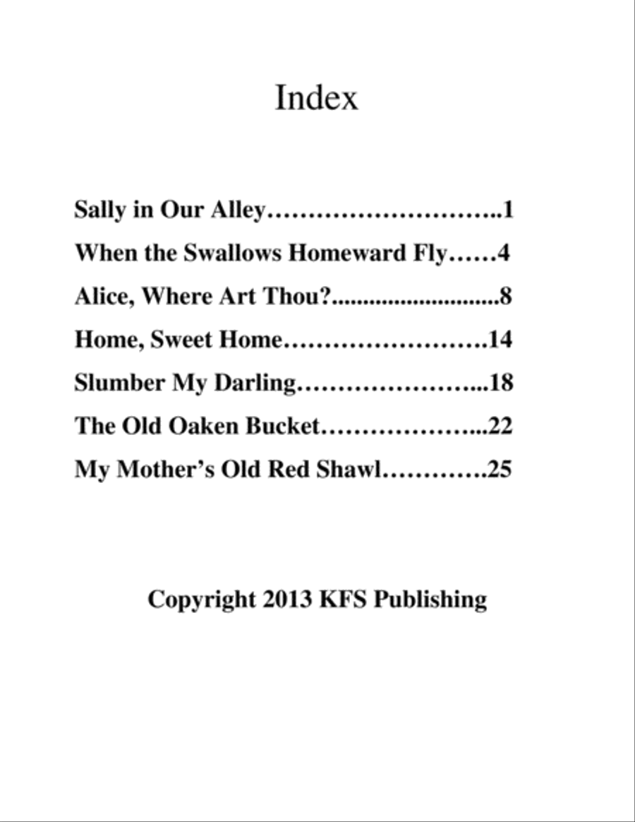 Folk Songs for Young Folks, Vol. 2 - tenor sax and piano Tenor Saxophone scores gallery preview page 2