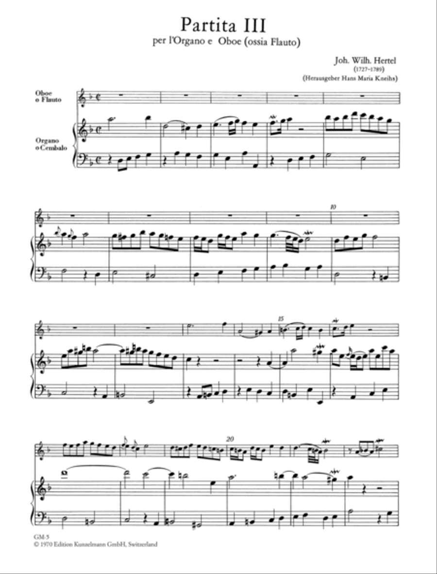 Partita no. 3 Partita no. 3 Oboe scores gallery preview page 2